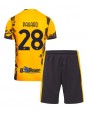 Inter Milan Benjamin Pavard #28 Ausweichtrikot für Kinder 2024-25 Kurzarm (+ Kurze Hosen)